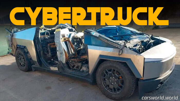 Cybertruck De La Explosión De Las Vegas Se Ofrece Brevemente A La Venta | Carscoops